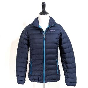 Patagonia Down Puffer Coat / Winter Jacket - Size XS Womens - Blue